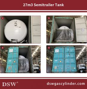 27M3 Semitrailer Tank Cryogenic Storage Tank