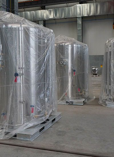 Bulk gas storage for oxygen, nitrogen, argon, carbon dioxide, and other gases 