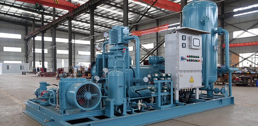 High Pressure Vertical LPG Gas Compressor for LNG BOG and petroleum gas recovery