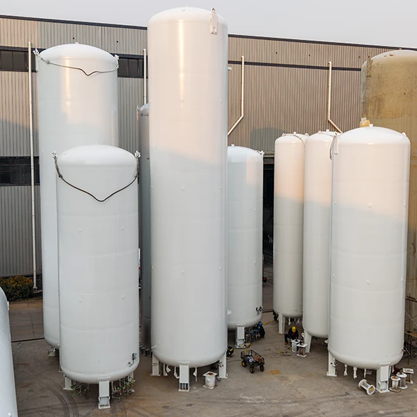 cryogenic-liquid-storage-tank-vacuum-insulated Vacuum insulated cryogenic storage tank for liquid oxygen, nitrogen, argon, CO₂, and LNG with safety valves
