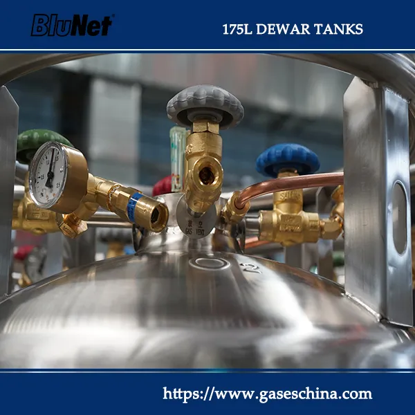 Blunet dewar CO₂ cylinder valve for safe liquid CO₂ storage and controlled cryogenic dispensing