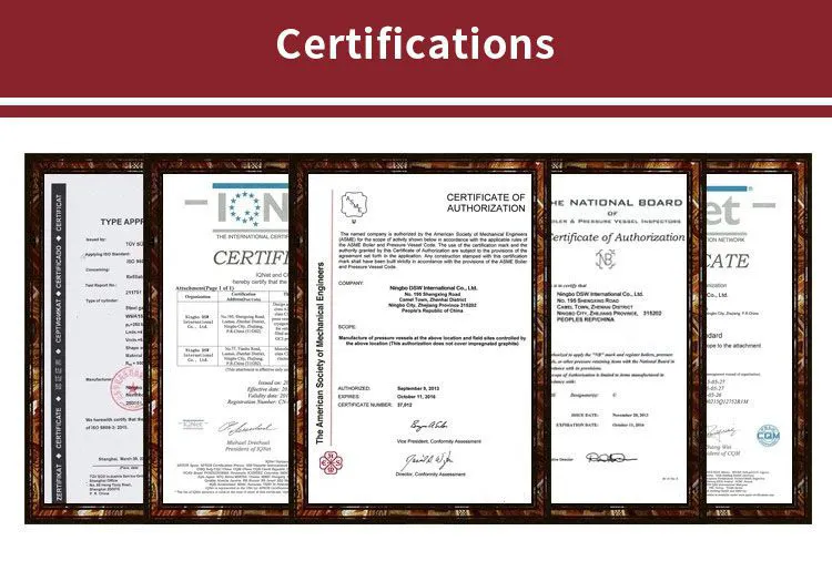 Blunet dewar CO₂ tank with TÜV, TPED, CE, and DOT certification for safe and reliable use