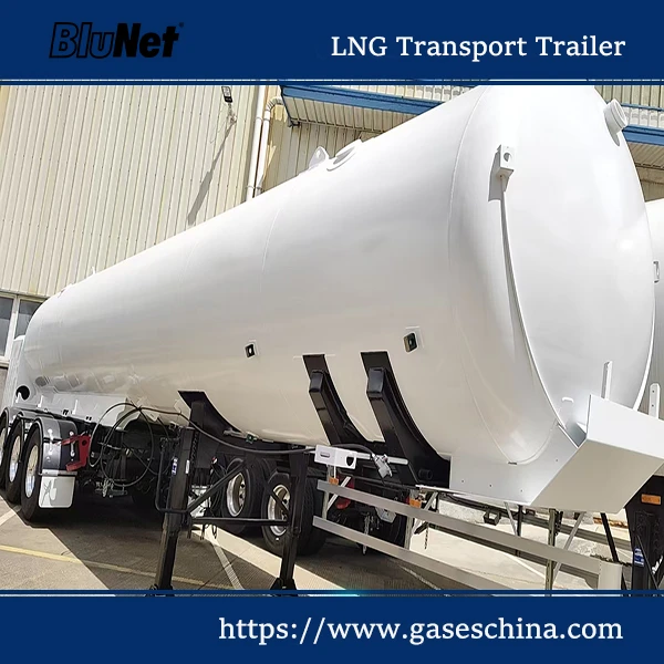LNG tanker trailer for safe and efficient liquefied natural gas transport