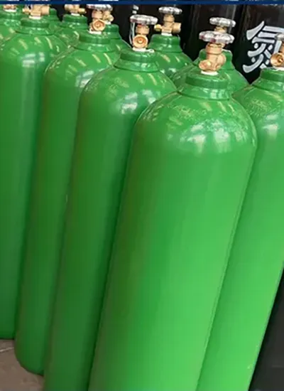 Argon gas supply in cylinders and tanks for industrial use