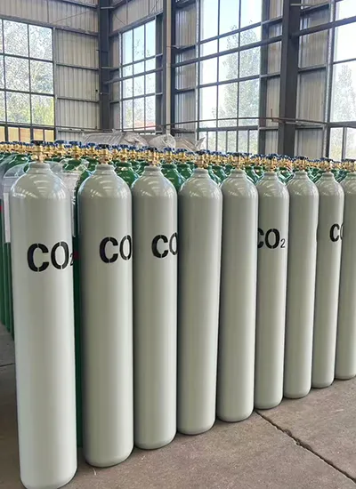BluNet CO2 cylinder for industrial and commercial use, seamless steel carbon dioxide gas cylinder
