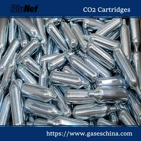 Standard CO₂ cartridges for beverage carbonation and air powered devices