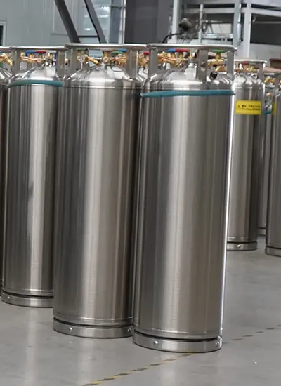 liquid-nitrogen-cryogenic-container Liquid nitrogen in a cryogenic container at extremely low temperature