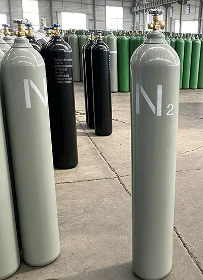 High purity nitrogen gas cylinders for industrial inerting, purging, and manufacturing applications