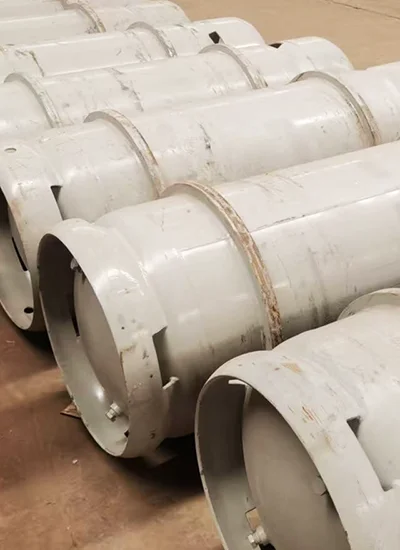 Sulfur hexafluoride tank storing SF6 gas for electrical insulation and high voltage switchgear systems