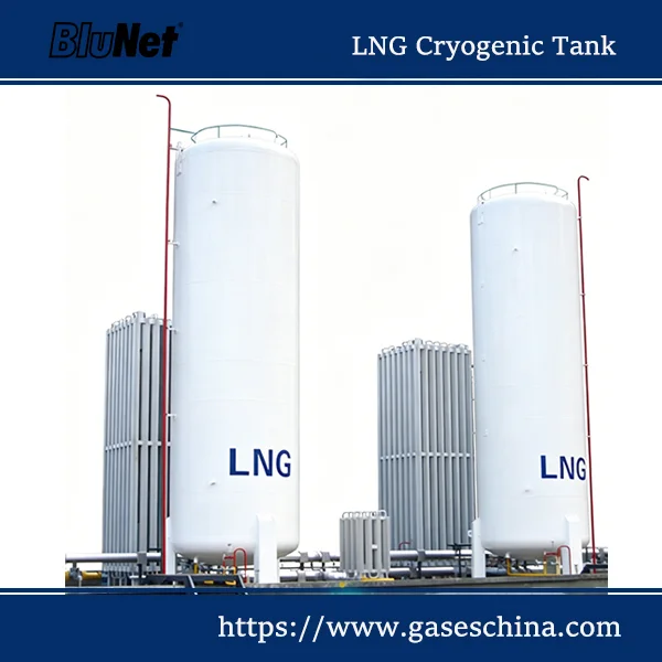 Key features of BluNet LNG cryogenic tank including advanced insulation and durable construction
