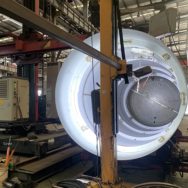 Inner vessel fabrication and precision welding for a cryogenic storage tank