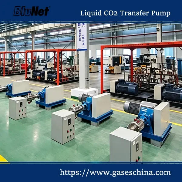 Liquid CO2 transfer pump integrated with cryogenic storage and filling systems