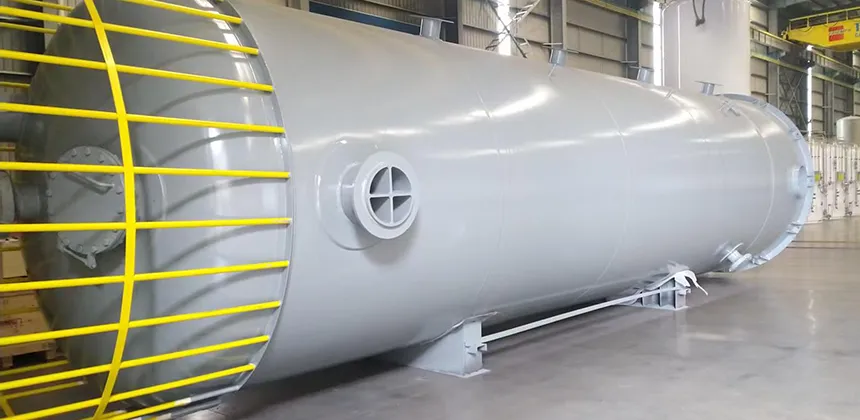 Heated water-bath cryogenic vaporizer heat transfer system