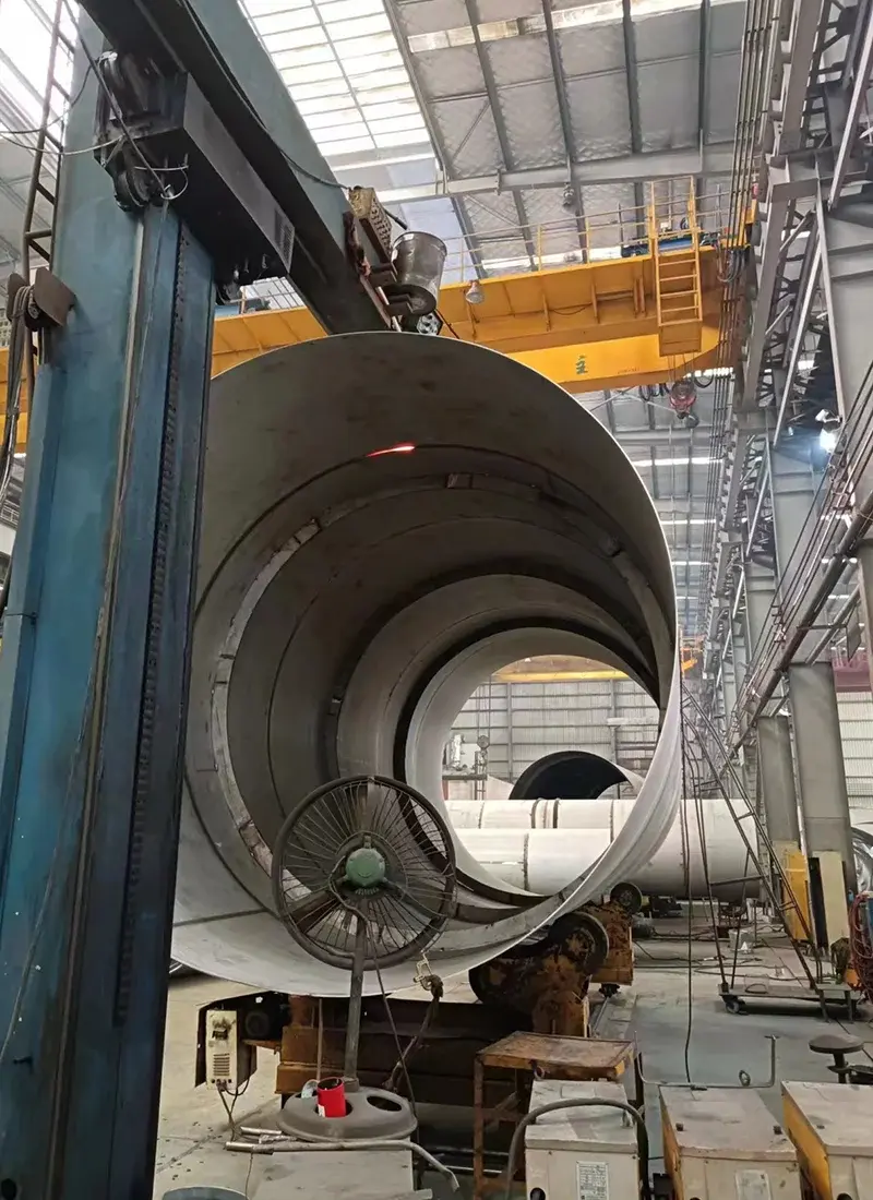 ISO tank container manufacturing process